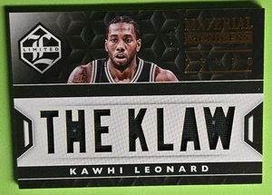 2015-16 Panini Limited /99 Material Monikers Kawhi Leonard #28 Spurs Clippers  - Bild 1 von 2