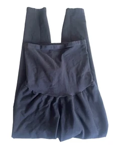 Damen Umstands-Leggings schwarz dehnbar Hose von A Pea in the Pod Größe Medium - Bild 1 von 3