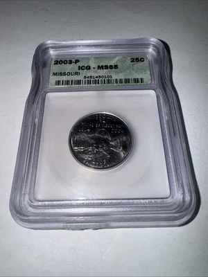 2003 P ICG MS 65 Missouri State Quarter - Image 1 of 2