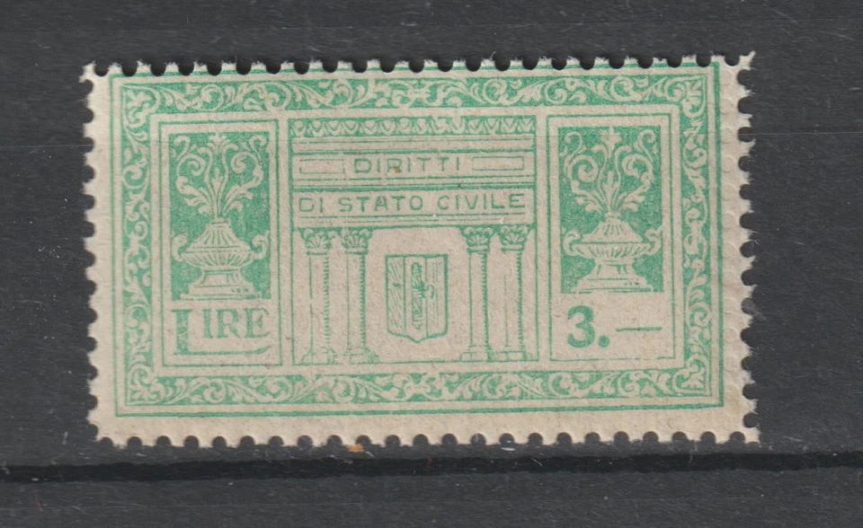 Italy Cinderellas Revenue Stamp Fiscal Diritto Di Stato Civile MNH - Image 1 of 1