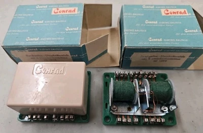 Conrad Spannungs Relais Type LC 1204 Zweispulen Umschaltrelais See Ad. (12Q) - Image 1 of 3