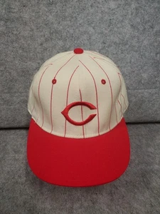Vintage New Era 5950 Pro Model Nadelstreifen Cincinnati Reds Wolle eng anliegende Mütze 7 1/4 - Bild 1 von 11