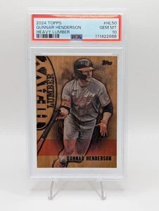 2024 Topps Update Series - CASE HIT Heavy Lumber Gunnar Henderson PSA 10 💎 - Picture 1 of 2