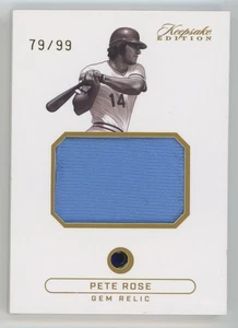 PETE ROSE 2024 RICORDO RELIQUIA MULTISPORT PATCH PIETRA PREZIOSA /99 - Foto 1 di 1
