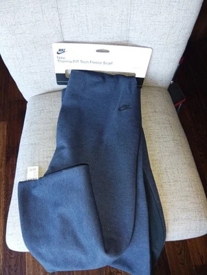 Cachecol de inverno Nike Therma-Fit Tech lã unissex adulto - Cinza / preto 89616 - Imagem 1 de 3