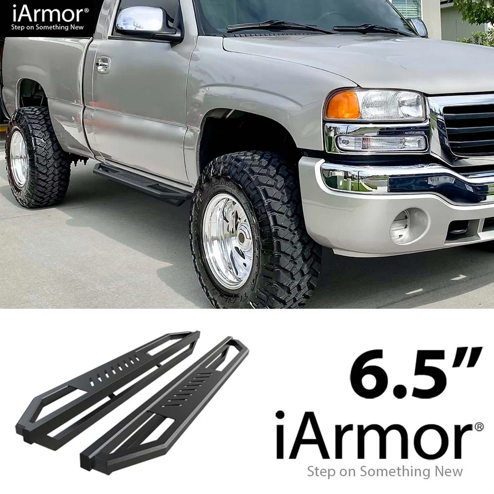 iArmor 6.5in Off-Road Style Nerf Bars Fit 99-07 Silverado Sierra Regular Cab Foto 1 de 4