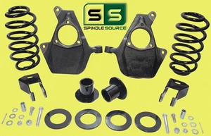 4"/4" DROP SPINDLES FR CUPS RR COILS SHKS EXTEN AIRROD FITS 07-14 Chevy GMC SUV - Picture 1 of 1