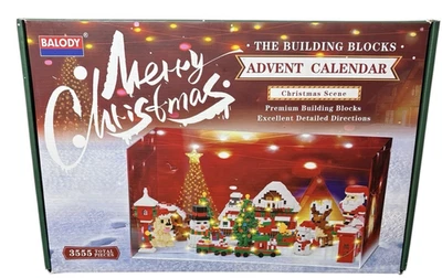 Calendario de Adviento de Vacaciones Balody 2023 Construye una Sorpresa por Día 3555 piezas Foto 1 de 4