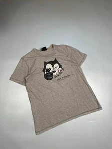 Vintage Dolce Gabbana Felix The Cat Shirt Men SZ 48 Gray Tee Cartoon Joe Oriolo - Picture 1 of 15