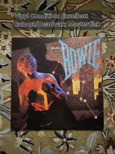 David Bowie Let’s Dance Vinyl LP Record 1983 S0-17093 EMI America EXC Masterdisk - Picture 1 of 6