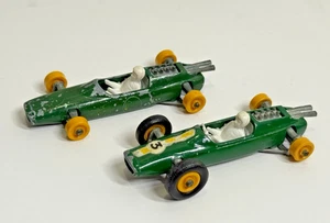 Vintage Matchbox Lesney No.19 Lotus Racing Card 1966 England #3 Lot of 2 - Picture 1 of 17