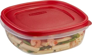 Rubbermaid Easy Find Deckel 6 Stück Lebensmittel Aufbewahrung Behälter Set, Rot 1,  - Bild 1 von 9