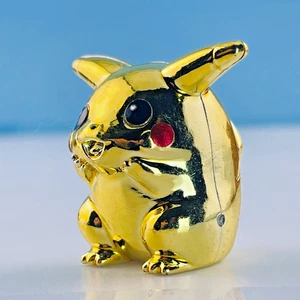 Pikachu Pokemon Metallic Mini Figure Toy Shiny Plastic Rare Japan Limited F/S - Picture 1 of 10