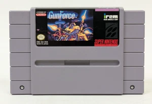 GunForce (Super Nintendo SNES, 1992) Original Gun Force Cartridge getestet funktioniert - Bild 1 von 2