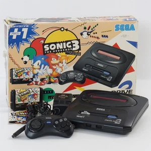 MEGA DRIVE 2 Plus 1 SONIC THE HEDGEHOG 3 Console Boxed HAA-2502 Tested System 79 - Picture 1 of 21