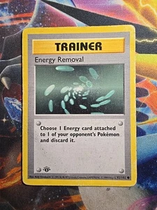 Energy Removal 092/102 Base Set 1st Edition (Shadowless) Common HP - Bild 1 von 2