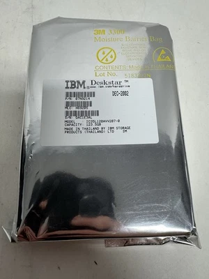 IBM Deskstar IC35L120AVVA07-0 07N9219 123.5GB 7200RPM 3.5" Hard Drive 120GXP IDE - Image 1 of 4