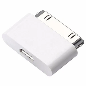 Micro USB Female to 30-Pin Male Adapter Charger for iPhone 4/4S iPad iPod - Picture 1 of 3