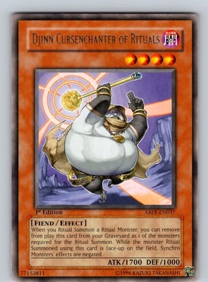 Djinn Cursenchanter of Rituals Rare 1st Edition ABPF-EN037 LP - Image 1 of 2