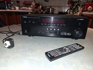 Yamaha RX-V475 5.1 canales 180W receptor de cine en casa HDMI negro probado 4k - Imagen 1 de 1