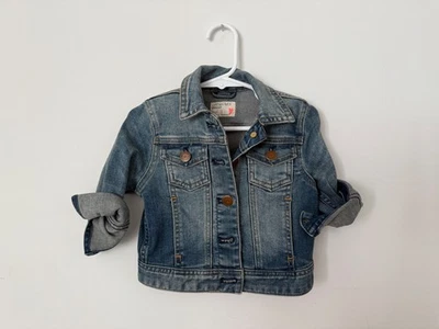 J Crew - crew cuts- size 2T Super Cute Jean Jacket with a little stretch - Image 1 of 4