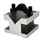 Hardened steel V block fixture for precise drilling and milling 63 characters