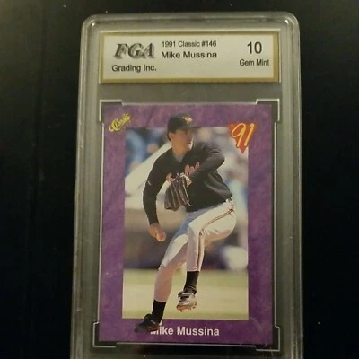 1991 Classic Collector's Edition Mike Mussina #146 GEM MINT 10 - Image 1 of 2