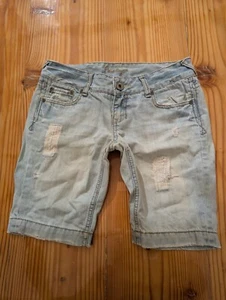Pantalones cortos de mezclilla azul amatista 100 % algodón talla 5 - Imagen 1 de 7