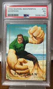 1992 Marvel Masterpieces Sandman Trading Card #77 - Graded PSA 5 EX - Picture 1 of 2