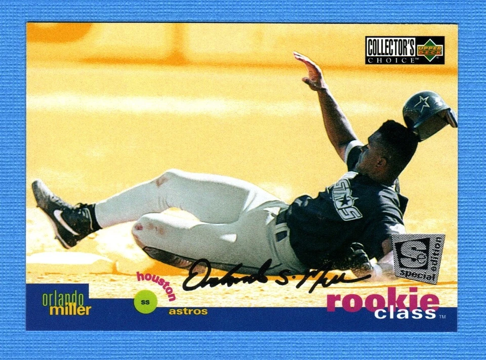 1995 Collector's Choice SE Silver Signature #17 Orlando Miller Rook Class Astros - Image 1 of 1