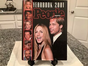 2001 PEOPLE WEEKLY ANNUAL YEARBOOK HARDCOVER BOOK, BRAD PITT,JENIFFER ANISTON - Imagen 1 de 3