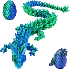 Easter Basket Stufers, 3D Printed Dragon Easter Egg, Easter Egg with Dragon I... - Picture 1 of 1