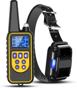 iMounTEK Shock Collar for Dogs, Bark with Remote, 2020 Black, Yellow - Picture 1 of 7