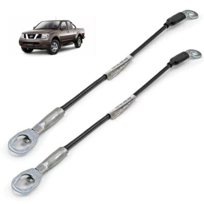Set Rear Tailgate Cable Strap Support For Nissan Navara D40 Frontier 2006 - 2014 Foto 1 de 4