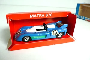 SOLIDO MATRA 670 LE MANS 72 DOUBLE VICTOIRE REF 13 BON ÉTAT BOITE D'ORIGINE - Imagen 1 de 9