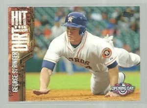 2015 Topps Opening Day Hit the Dirt #HTD09 George Springer (ref 95938) - Picture 1 of 1