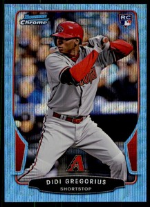 2013 Bowman Draft Picks & Prospects Chrome Didi Gregorius RC #19 Blue Wave