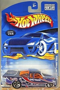2000 Hot Wheels Mainline/Collector #244 CHEVY PRO STOCK TRUCK Purple w/Chrome5Sp - Picture 1 of 5