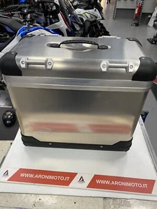 Valigia DX originale Honda per CRF Africa Twin 1000 2018/19 desert 32lt silver - Picture 1 of 1