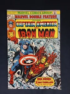 MARVEL DOUBLE FEATURE #1 (1973) VF+ Jack Kirby - Stan Lee - John Romita Sr. - Picture 1 of 13