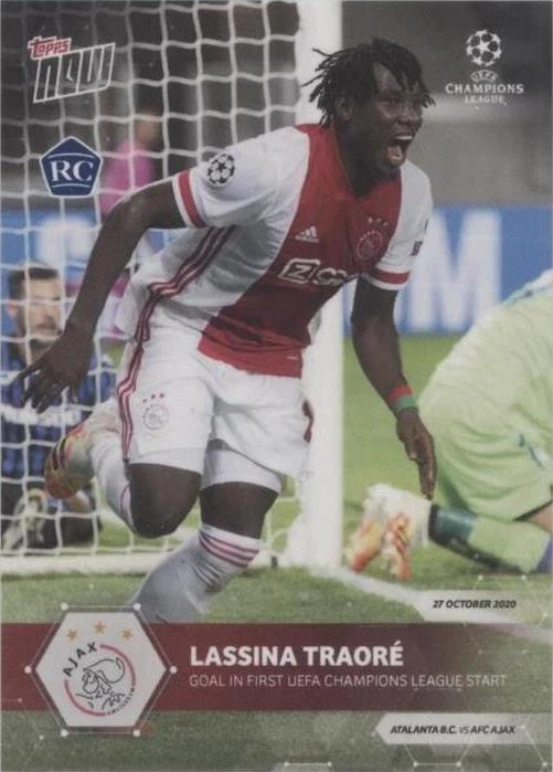2020-21 Topps Now UEFA Champions League Lassina Traore #010