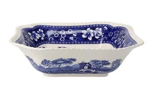 Spode - Spode's Tower - Blue - Old Backstamp - Serving Bowl - 254740G - Picture 1 of 2