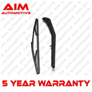 AIM FITS FIAT GRANDE PUNTO PUNTO REAR WINDSCREEN WIPER ARM + BLADE SET SJWA201FI - Picture 1 of 9