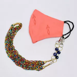 Evil Eye Beaded Stylish And Trendy Face Mask Chain Lightweight & Comfortable - Picture 1 of 8