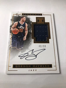 2016-17 Panini Flawless GORDON HAYWARD Elegance Jersey Auto 48/99 Autograph - Picture 1 of 2