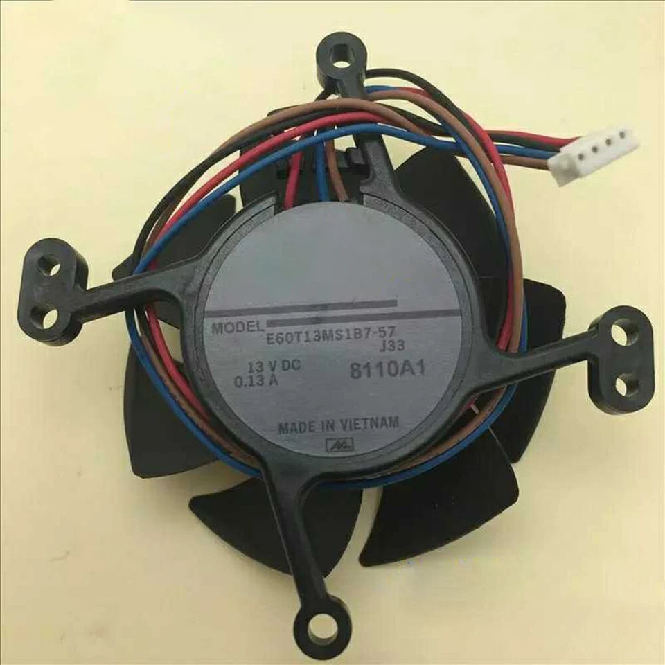 E60T13MS1B7-57 13V 0.13A For EB-C05S/C10SE/C15S/C20X Projector Cooling fan 4pin - Image 1 of 1