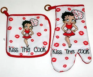 BETTY BOOP KISS THE COCIN King Características HORNO DE DIBUJOS ANIMADOS JUEGO 2 piezas - Imagen 1 de 1
