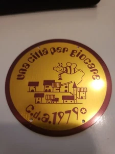 placchetta una città per giocare 1979 - Imagen 1 de 1