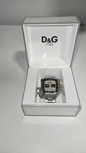 Dolce & Gabbana Mens 'Licensed' White & Black Chrono Watch - D&G Watch DW0246 - Picture 1 of 7