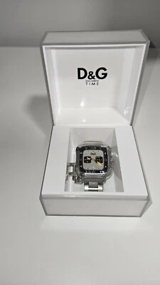 Dolce & Gabbana Mens 'Licensed' White & Black Chrono Watch - D&G Watch DW0246 - image 1 of 4